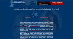 Desktop Screenshot of kedvesek.hu